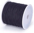 Cheriswelry 100Yard 0.8mm Braided Nylon Cord Black Beading String Thread Roll Lift Shade Cord for Jewelry Making Kumihimo Knotting Wrapping Beadin...