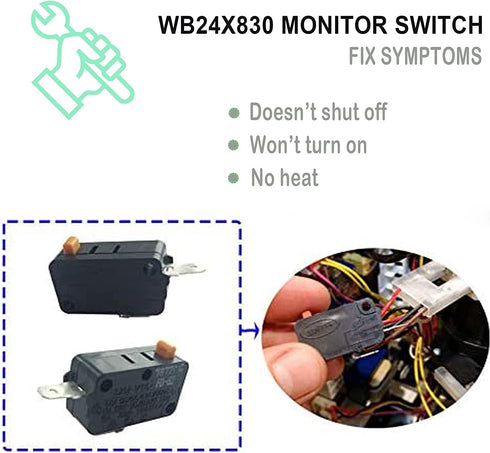 LONYE SZM-V16-FD-62 WB24X830 Monitor Switch RE2 Replacement for GE Starion Microwave 3405-001033 WB24X0800 WB24X800 AP2024338 PS237422 DE34-20019A...