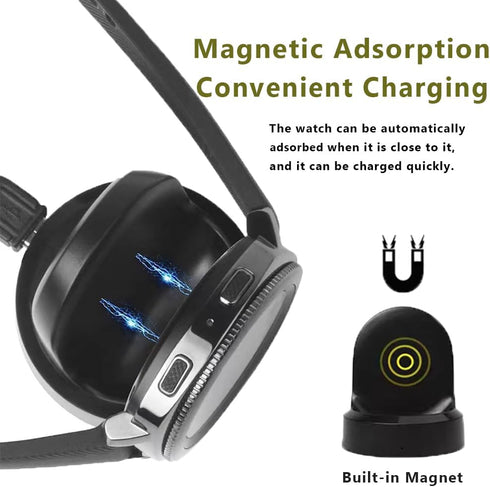 ?Upgrade? Compatible with Samsung Gear S3 Smartwatch Charger, Universal Replacement Charging Cradle Dock for Samsung Gear S3 Classic/Samsung Gear ...