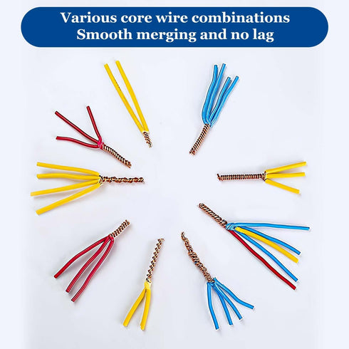 Wire Twisting Tool for Drill, 2024 New Wire Twisting Tool Wire Twister Wire Connector, Wire Stripping and Twisting Tool for Drill, Cable Quick Str...