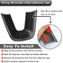Carbon Fiber Steering Wheel Trim for for Dodge Durango 2014-2021, Dodge Charger Challenger 2015-2021, Jeep Grand Cherokee SRT8 2014-2021 Steering ...
