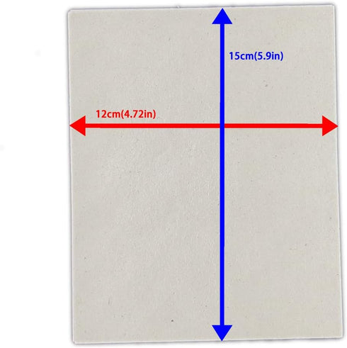 2 PCS DIY can Cut The Microwave Oven mica Piece, Suitable for 99% Turntable, Thickening Type Microwave Oven Block, (4.7inx5.9in)12CMx15CM...