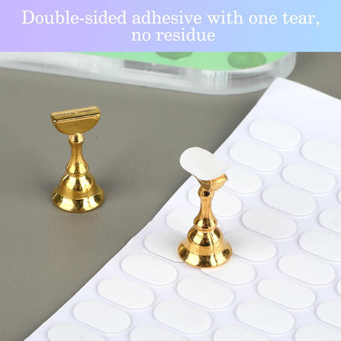 Prasacco Nail Stand for Painting Nails, Acrylic Nail Stand for Press On Cloud -shaped Nail Holder for Painting Magnetic Nail Display Stand with 20...