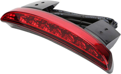 ANKIA Motorcycle Chopped Rear Fender Edge LED Brake License Plate Tail Light Stop Running Light Turn Signal Lamp for Harley Sportster XL883N 1200N...
