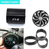 2.5" F1-Z Car Air Intake Turbonator , Dual Fan Turbine Super Gas Fuel Saver Turbo (Black)...