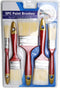 (5 Pack) 2.5", 2", 1.5", 1", 0.5" Paint Brushes Designed Latex or Oil Based Paints for Indoor or Outdoor with Comport Handle (C)...
