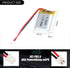 3.7V 400mAh 802030 Lipo battery Rechargeable Lithium Polymer ion Battery Pack with PH2.0mm JST Connector...