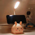 Cute LED Desk Lamp, LED Eye Protection Desk Lamp, Mini Rabbit Lamp, Portable LED Table Light, Foldable Kids Night Light for Bedroom, Living Room, ...
