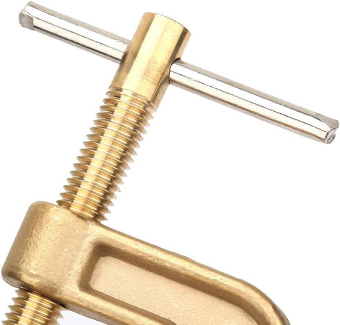 Welding Ground Clamp 500A Brass Material Classical G Shape Ground Welding Earth Clamp Brass Welding Clamp for Welding Machine...