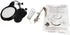 LED Light Stand Loupe, Lighted Helping Third Hands Clamp Clip Magnifying Soldering Stand Watch Jewelry Repair Loupe Magnifier (3.5X12)...
