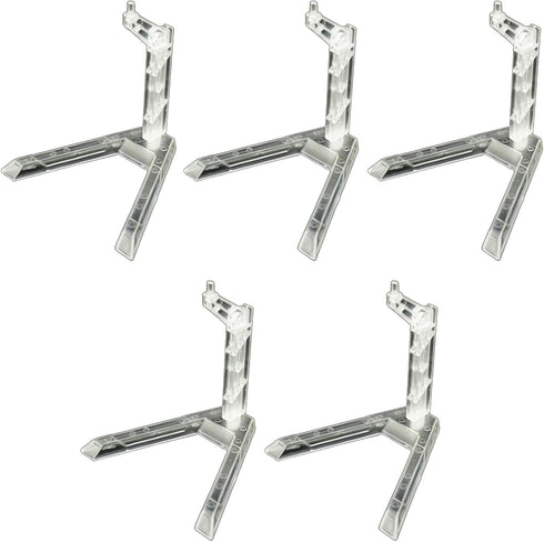 MY MIRONEY Clear Action Figure Display 5Pcs Flexible Action Base Holder for 1/144 SD BB Gundam Figure Models...