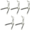 MY MIRONEY Clear Action Figure Display 5Pcs Flexible Action Base Holder for 1/144 SD BB Gundam Figure Models...
