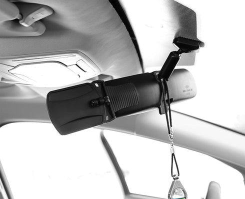 Universal Car Interior Rearview Mirror Auxiliary Mirror-Folding and Rotating to Adjust the Angle, Dedicated to Observe the Rear Wide-Angle HD Conv...