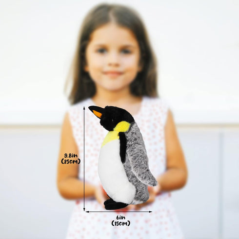 Penguin Plush Toy, 10" Stuffed Animal Small Plushie Doll, Soft Fluffy Like Real Penguin Hugging Toy - Present for Every Age & Occasion...