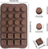 4 Pcs Silicone Chocolate Molds, Non-Stick Chocolate Bar Mold Break-Apart Candy Mold Ice Cube Tray Silicone Baking Mould...