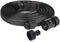 PVC Flat Sprinkler Hose with Garden Hose Quick Connector 3/4" GHT Fittings, Irrigation Soaker Hose, Drip Hose, Save Water (15FT, Black)...