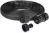 PVC Flat Sprinkler Hose with Garden Hose Quick Connector 3/4" GHT Fittings, Irrigation Soaker Hose, Drip Hose, Save Water (15FT, Black)...
