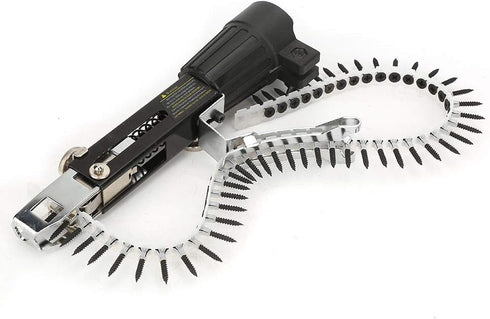 Screw Drill Chain Adapter for Power Drill Gun Chuck Range Automatic Screw Spike Chain Nail Gun Adapter Automatic Chain Nail Gun Kit for Electric D...