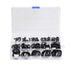 uxcell Nitrile Rubber O-Ring Assortment Kit 200 Pieces 15 Sizes Metric Sealing Gasket Set for Automotive Mechanic Plumbing, Black...