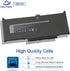 MXV9V 60Wh Laptop Battery for Dell Latitude 5300 5310 7300 7400 E5300 E5310 E7300 E7400 Latitude 5300 5310 2-in-1, inspiron 7300 7306 2-in-1 Black...
