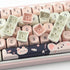 Sunzit PBT Keycaps - MOA Keycaps, Cute Keycaps for Mechanical Keyboard, 132 Keys, Dye-Sublimation Custom Keyboard Keycap Set for 61/64/68/84/87/10...