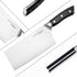 Cleaver Knife 7 Inch, Chinese Chopping Knife Cleaver, German Steel & Ergonomic ABS-Handle, Sharp Meat Cleaver for Meat Cutting Vegetable Slicing...