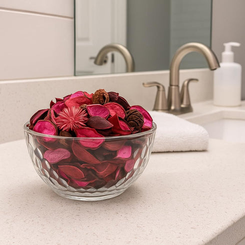 Rose Scented Potpourri Bags – 2 Large Packs, 8.4 oz Total – Dried Petals & Botanicals for Bowls & Vases – Long-Lasting Aroma for Home Décor, Offic...