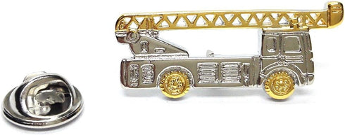 Lorry Mounted Crane Two Tone Lapel Pin Badge...