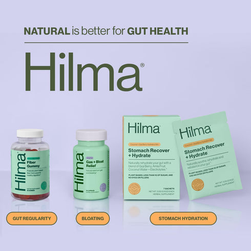 Hilma Prebiotic Fiber Gummies – Daily Fiber Supplement, Gummies for Adults – Supports Gut Health for Women & Promotes Regularity – Citrus & Berry ...