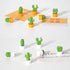 12 PCS Cactus Fridge Magnets, Mini Plant Refrigerator Magnets, 3D Cute Fridge Magnets, Fun Magnets for Refrigerator Whiteboard...