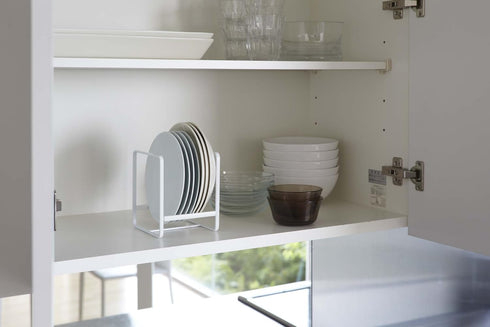 Yamazaki Home Dish Organizer - Storage Rack for Kitchen Cabinets...