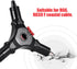 3 in 1 F Plug Coaxial Compression Tool F Head RG59 RG6 Connector Coax Cable Stripper Coaxial Installation Fitting Tool for Digital TV...