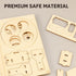 DIY Wood Stem Robot Building Kits, Electric Motor Woodworking Project Science Kits for Kids, Hands on STEM Learning Project Kits, 3D Puzzles Wood ...