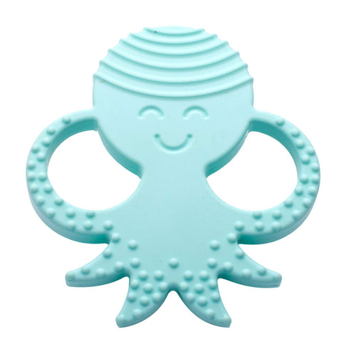 Baby Teething Toys by Sisilia | BPA Free Silicone Teething Toys for Babies | CPSIA Compliant Teething Toys | Octopus (Babyblue)...