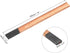 PATIKIL Flat Gouging Carbon Electrode Rod, Copper Coated Gouging Electrode Rod 355x12x5mm for Welding, Pack of 5...
