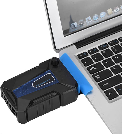 Laptop Cooler, Portable Slim 5V Mini Air Extracting Adjustable Quiet USB Powered Laptop Notebook Cooler Cooling Fan Compatible for Most Laptops Di...