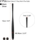 MECCANIXITY 2pcs Stylus Pens for Touch Screens Slim Universal Capacitive Stylus Pen for All Capacitive Touch Screen Device with 4 Fiber Fine Tips,...