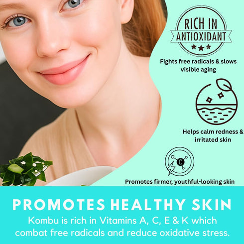 Ocean's Balance Organic Whole Leaf Kombu – Maine Coast Vegetables for Keto, Paleo, Vegetarian & Vegan Diets – Sweet Seaweed Gluten Free Products (...