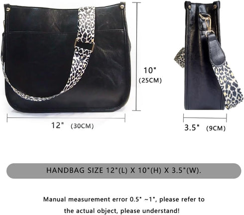 Crossbody Bags for Women Vegan Leather Hobo Purses Shoulder Handbags for with Wide Adjustable Strap Wallet...