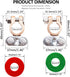 Tnisesm 1Pair Battery Terminal Set with Anti-corrosion Washers, Positive Negative Battery Terminals Connectors Clamps for Boat Yacht Camper Truck ...