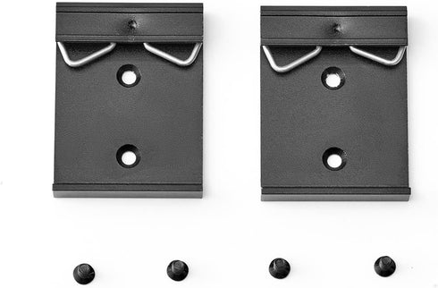 Din Rail Mount Clip 35mm Width Universal Din-Rail Mounting Brackets Clamp for Switches and Injectors 2-Pack...