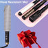Double-layer Hair Tools Travel Bag with Heat Resistant Mat for Revlon One-Step Hair Dryer, Water Resistant Carrying Case for Shark Flexstyle and D...