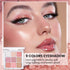 9Colors Rose Gold Dark Brown Colorful Eyeshadow Palette Makeup,Matte Shimmer Korean Natural Neutral Smokey Eye Eyeshadow palettes Highly Pigmented...