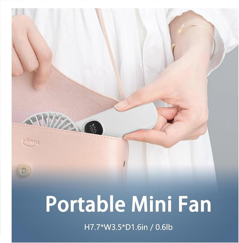 2-Pack 5-Speed Mini Fan Handheld Fan Portable Fan For Travel Essentials,Small Fan Personal Fan Neck Fan Travel Fan Hand Held Fan For Summer essent...
