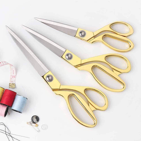 SUNLAND Professional Stainless Steel Heavy Duty Tailor Scissors (11 inch, Gold)...