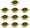 EEMB Tabbed CR2025 Batteries 10 Pack 3V 2025 Gameboy Cartridge Battery Solder Tabs Lithium Battery Coin Cell Batteries Color GBC CR2025 3v Lithium...