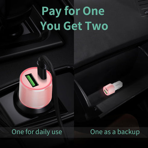 Cluvox 35W USB C Car Charger Adapter, Fast Charging Compatible for iPhone 15 Plus/Pro/Max/14/13/12/11, Samsung Galaxy Phone Charger for Automobile...