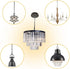 Bettomshin 1Pcs Ceiling Light Canopy Kit, 3.1in Iron Retro Chandelier Canopy Kit, Modern Canopy Kit Light Fixture Cover Plate with Hardware for Ha...