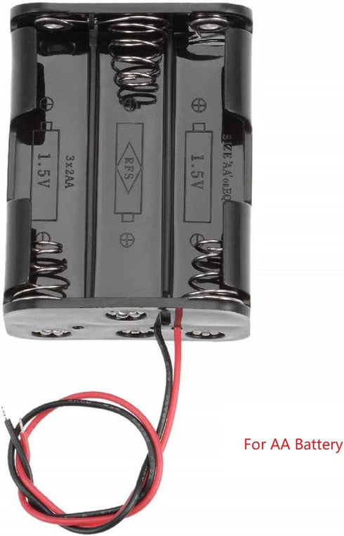 5PCS 6 x 1.5V AA Batteries Holder Case with Wire Leads...