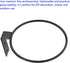 Flower Pots Holder - Ring Wall Mount Metal Planter Stands Plants Flower Pot Racks Apply to Outdoor Home Decor(Black, 5")...